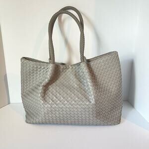 Gray Woven LuLu Dharma Tote Bag